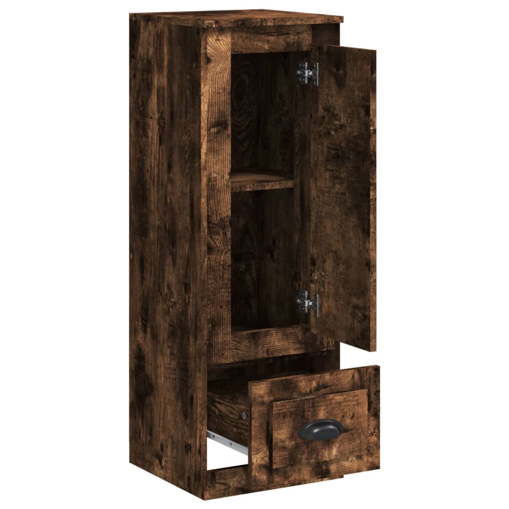 vidaXL Highboard Smoked Oak 36x35,5x103,5 cm Engineered Wood