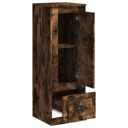 vidaXL Highboard Smoked Oak 36x35,5x103,5 cm Engineered Wood
