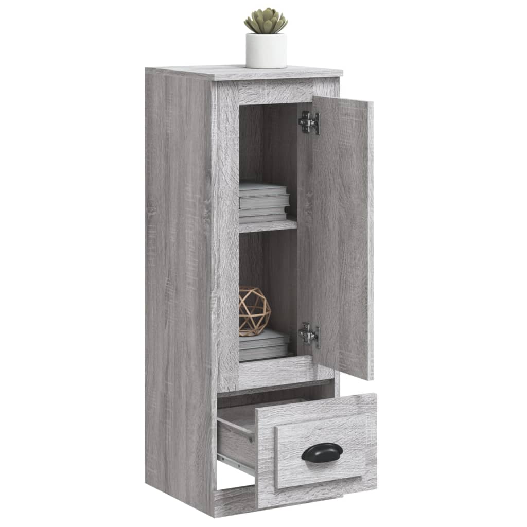 vidaXL Highboard Grey Sonoma 36x35,5x103,5 cm Engineered Wood