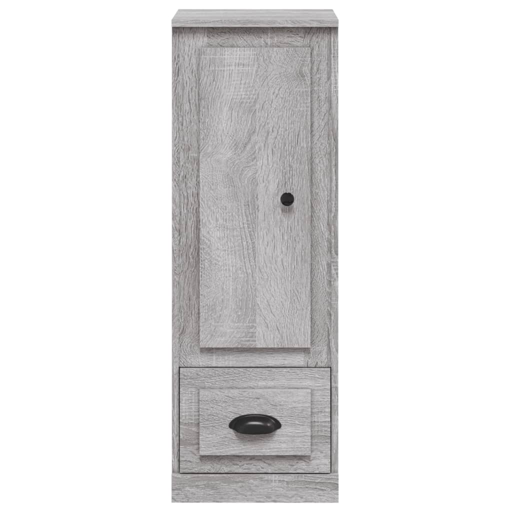vidaXL Highboard Grey Sonoma 36x35,5x103,5 cm Engineered Wood