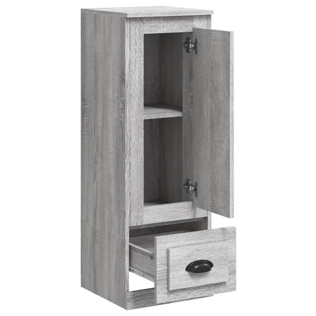 vidaXL Highboard Grey Sonoma 36x35,5x103,5 cm Engineered Wood