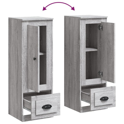 vidaXL Highboard Grey Sonoma 36x35,5x103,5 cm Engineered Wood