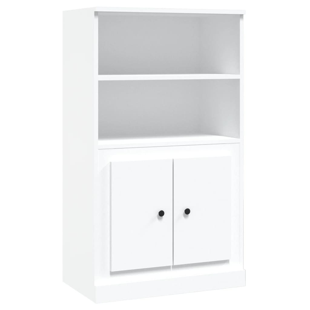 vidaXL Highboard White 60x35,5x103,5 cm Engineered Wood