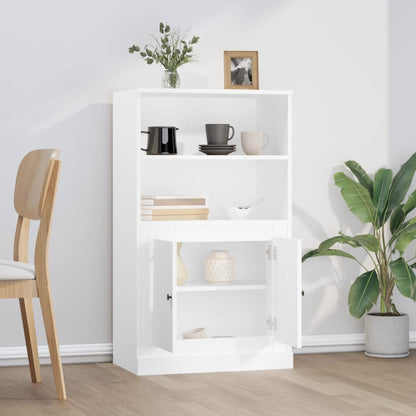 vidaXL Highboard White 60x35,5x103,5 cm Engineered Wood