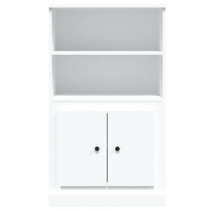 vidaXL Highboard White 60x35.5x103.5 cm Engineered Wood
