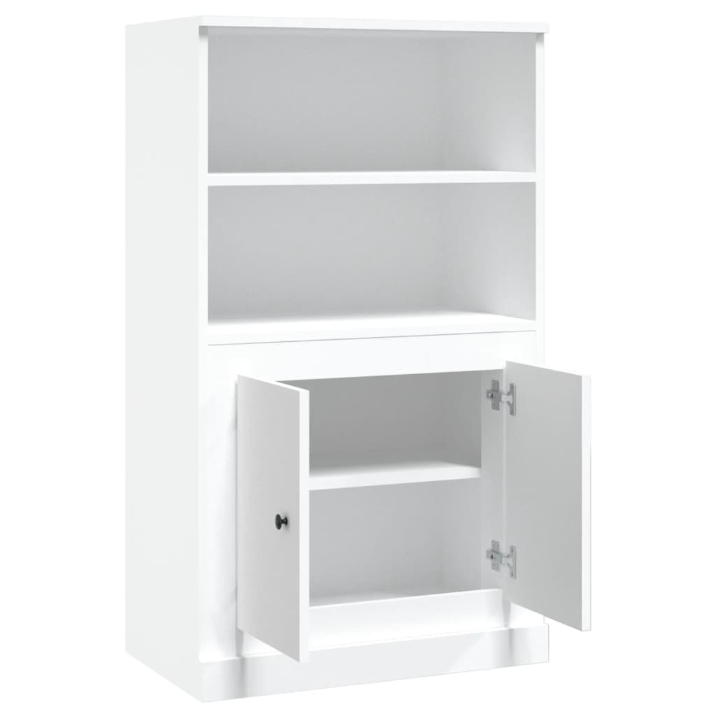 vidaXL Highboard White 60x35,5x103,5 cm Engineered Wood