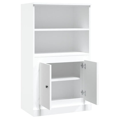 vidaXL Highboard White 60x35,5x103,5 cm Engineered Wood