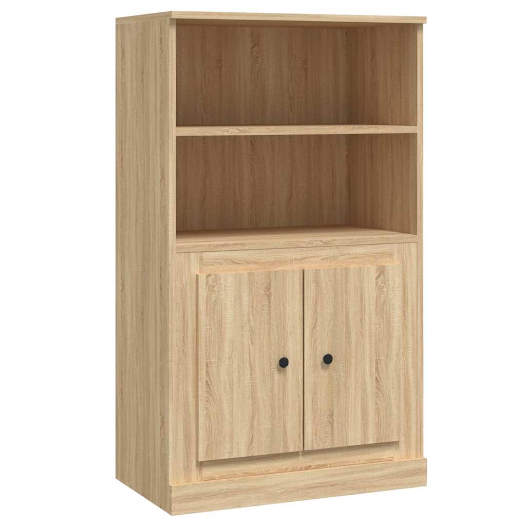 vidaXL Highboard Sonoma Oak 60x35,5x103,5 cm Engineered Wood