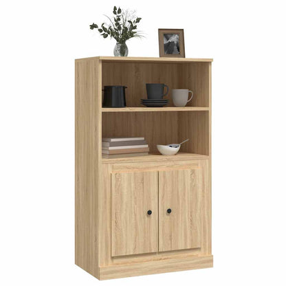 vidaXL Highboard Sonoma Oak 60x35,5x103,5 cm Engineered Wood