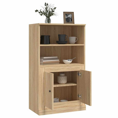 vidaXL Highboard Sonoma Oak 60x35,5x103,5 cm Engineered Wood