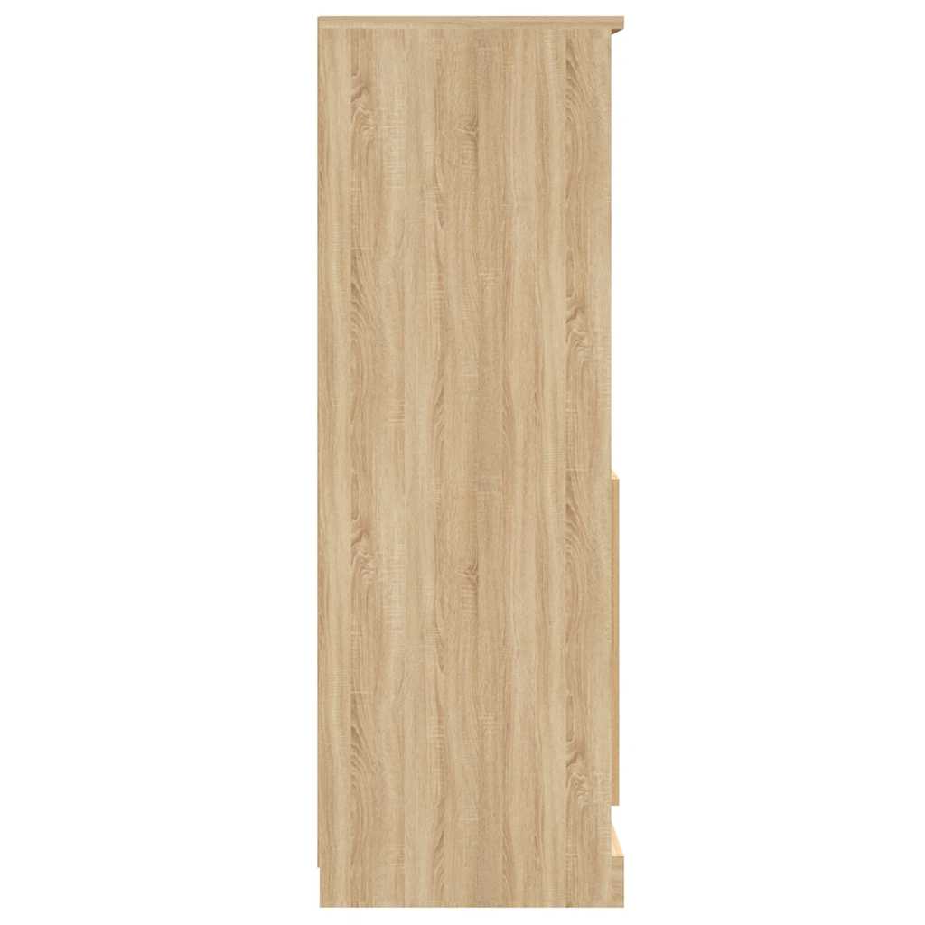 vidaXL Highboard Sonoma Oak 60x35,5x103,5 cm Engineered Wood