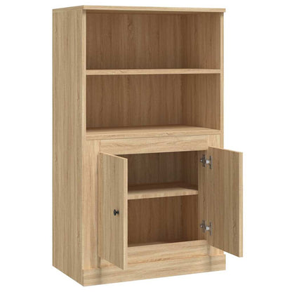 vidaXL Highboard Sonoma Oak 60x35,5x103,5 cm Engineered Wood
