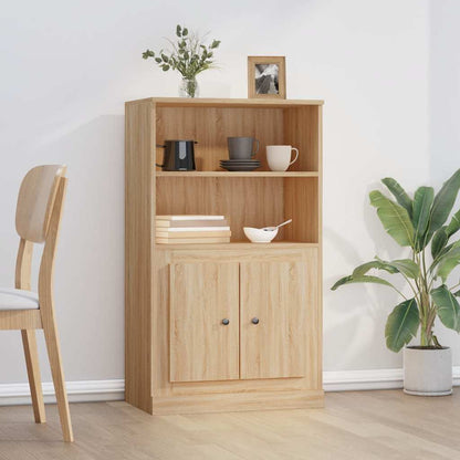 vidaXL Highboard Sonoma Oak 60x35,5x103,5 cm Engineered Wood