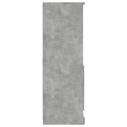 vidaXL Highboard Concrete Grey 60x35,5x103,5 cm Engineered Wood