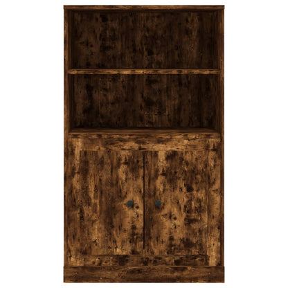 vidaXL Highboard Smoked Oak 60x35,5x103,5 cm Engineered Wood