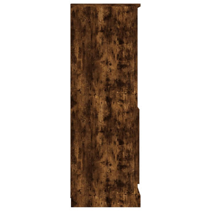 vidaXL Highboard Smoked Oak 60x35.5x103.5 cm Engineered Wood