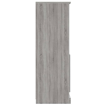 vidaXL Highboard Grey Sonoma 60x35,5x103,5 cm Engineered Wood