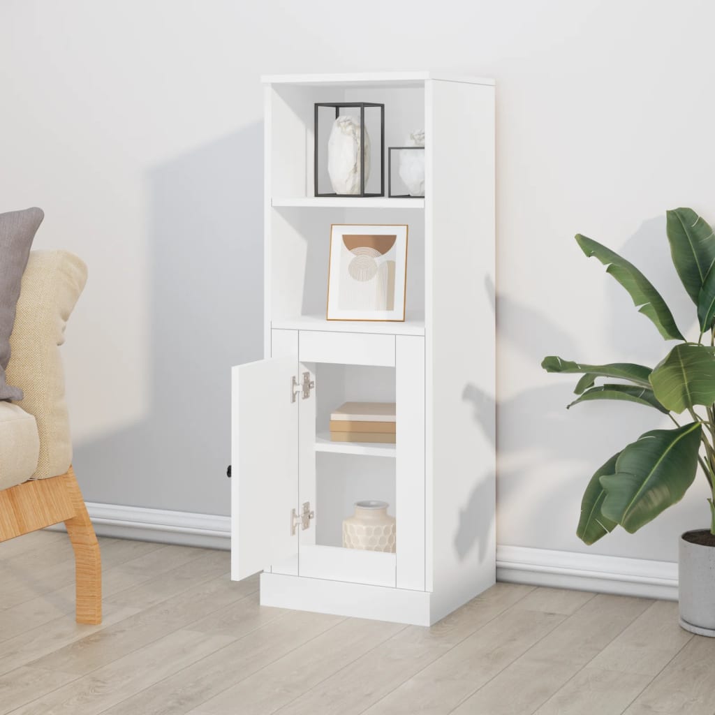 vidaXL Highboard White 36x35,5x103,5 cm Engineered Wood