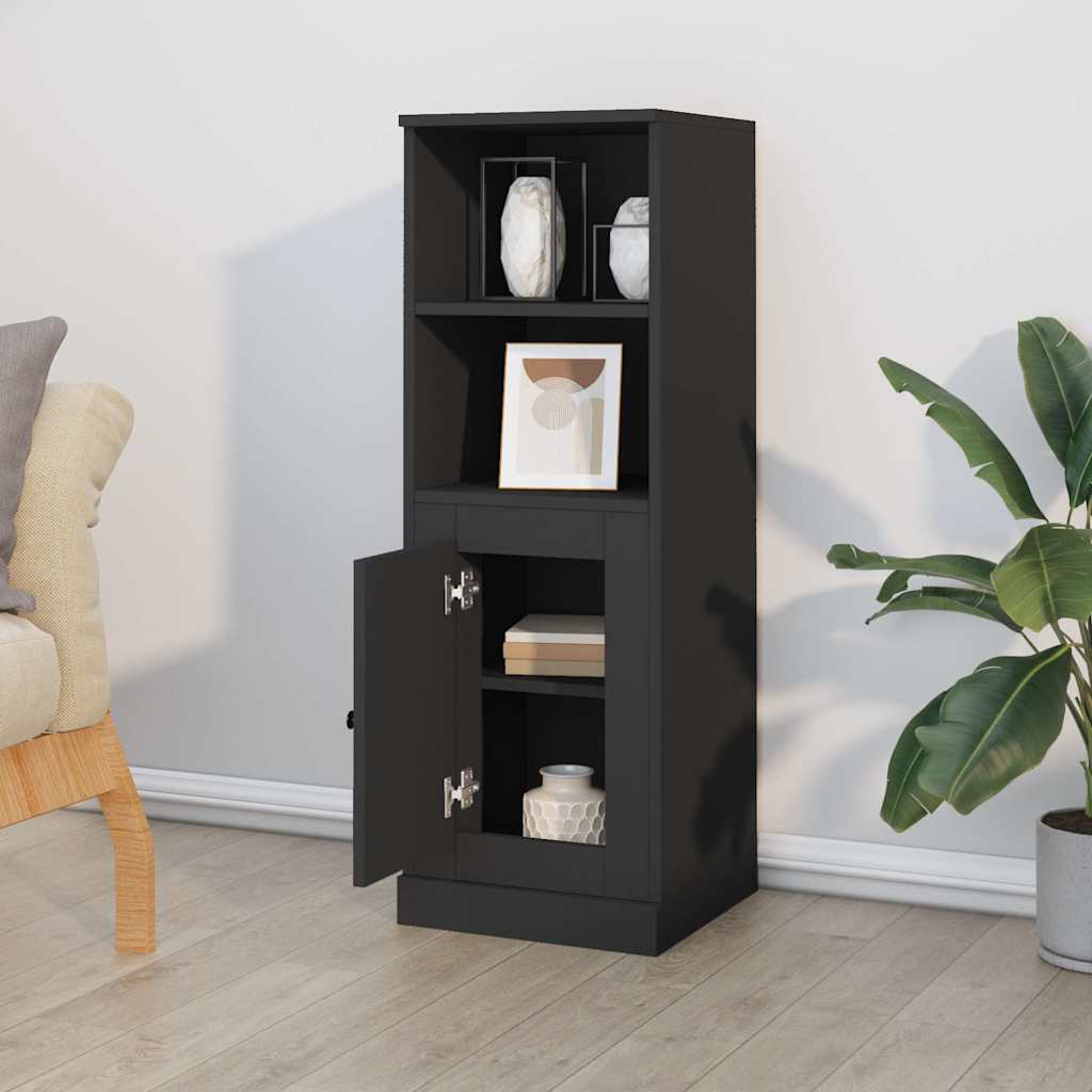 vidaXL Highboard Black 36x35,5x103,5 cm Engineered Wood