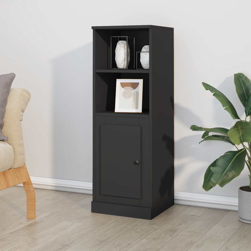 vidaXL Highboard Black 36x35,5x103,5 cm Engineered Wood