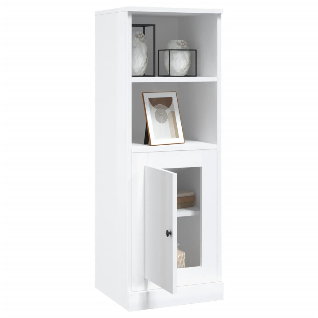 vidaXL Highboard High Gloss White 36x35,5x103,5 cm Engineered Wood
