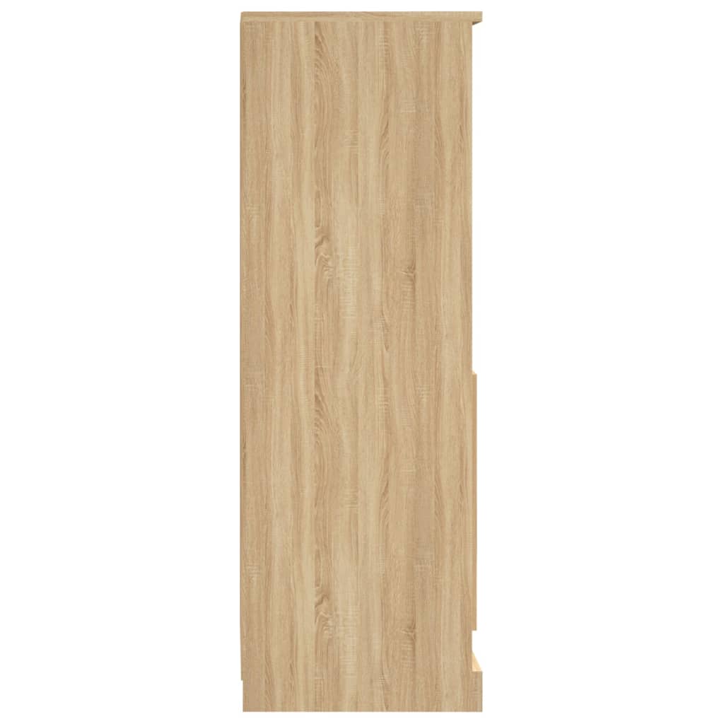 vidaXL Highboard Sonoma Oak 36x35,5x103,5 cm Engineered Wood
