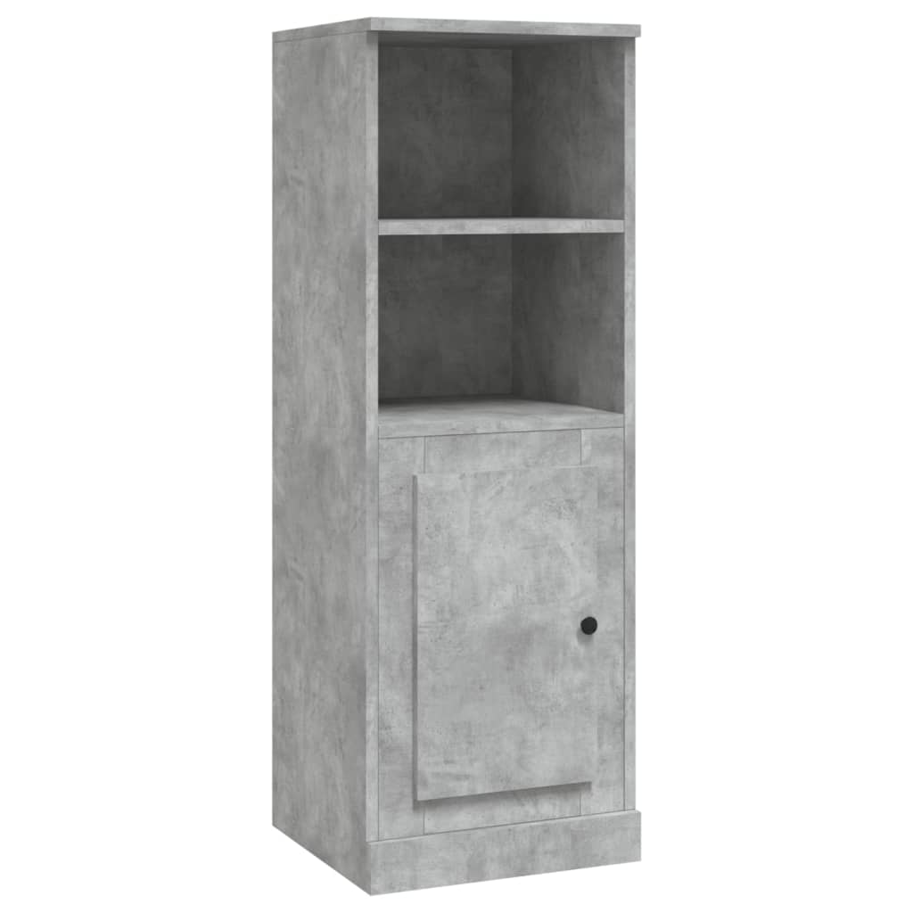 vidaXL Highboard Concrete Grey 36x35,5x103,5 cm Engineered Wood