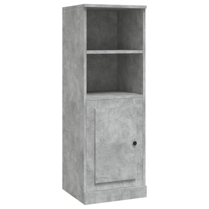 vidaXL Highboard Concrete Grey 36x35,5x103,5 cm Engineered Wood