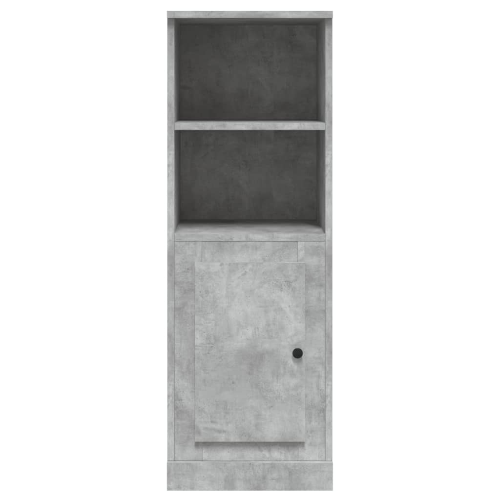 vidaXL Highboard Concrete Grey 36x35,5x103,5 cm Engineered Wood