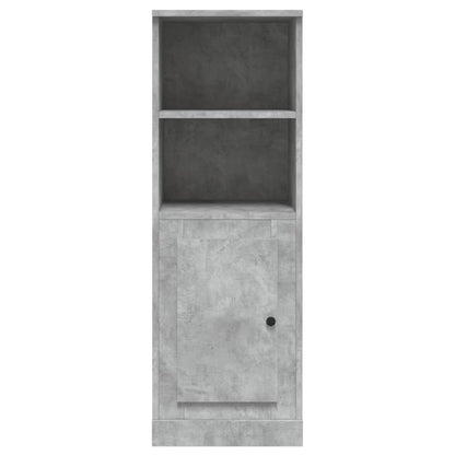 vidaXL Highboard Concrete Grey 36x35,5x103,5 cm Engineered Wood