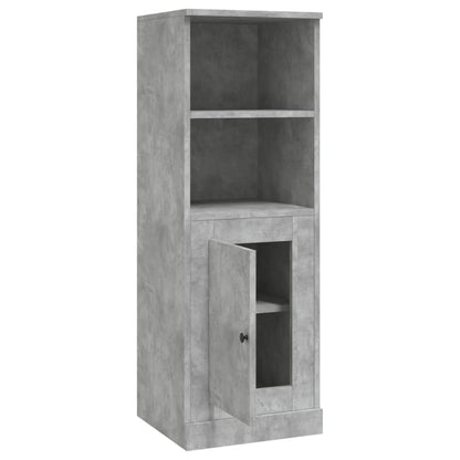 vidaXL Highboard Concrete Grey 36x35,5x103,5 cm Engineered Wood