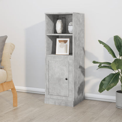 vidaXL Highboard Concrete Grey 36x35,5x103,5 cm Engineered Wood