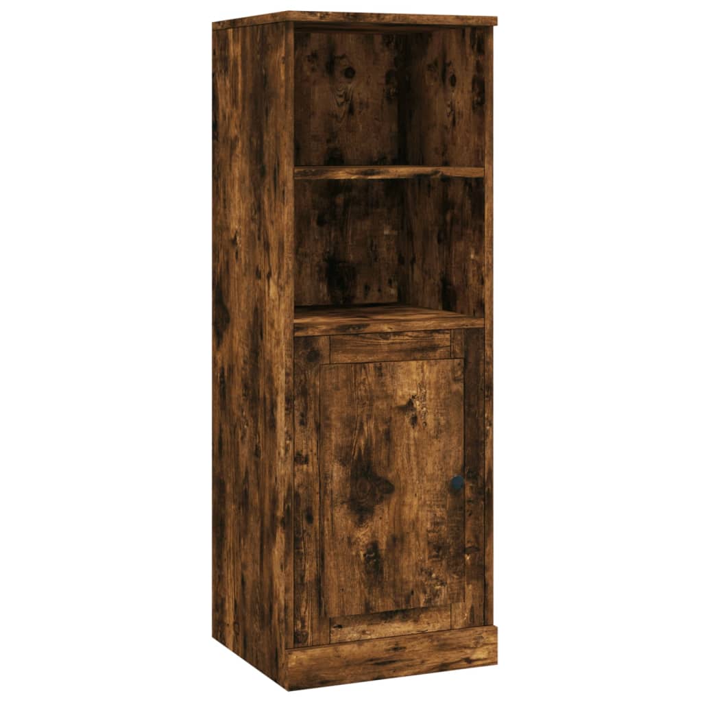 vidaXL Highboard Smoked Oak 36x35,5x103,5 cm Engineered Wood