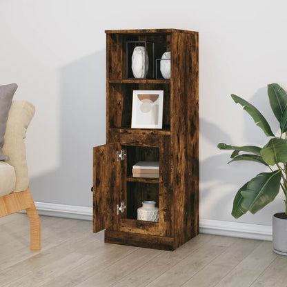 vidaXL Highboard Smoked Oak 36x35,5x103,5 cm Engineered Wood