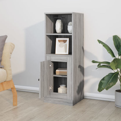 vidaXL Highboard Grey Sonoma 36x35,5x103,5 cm Engineered Wood