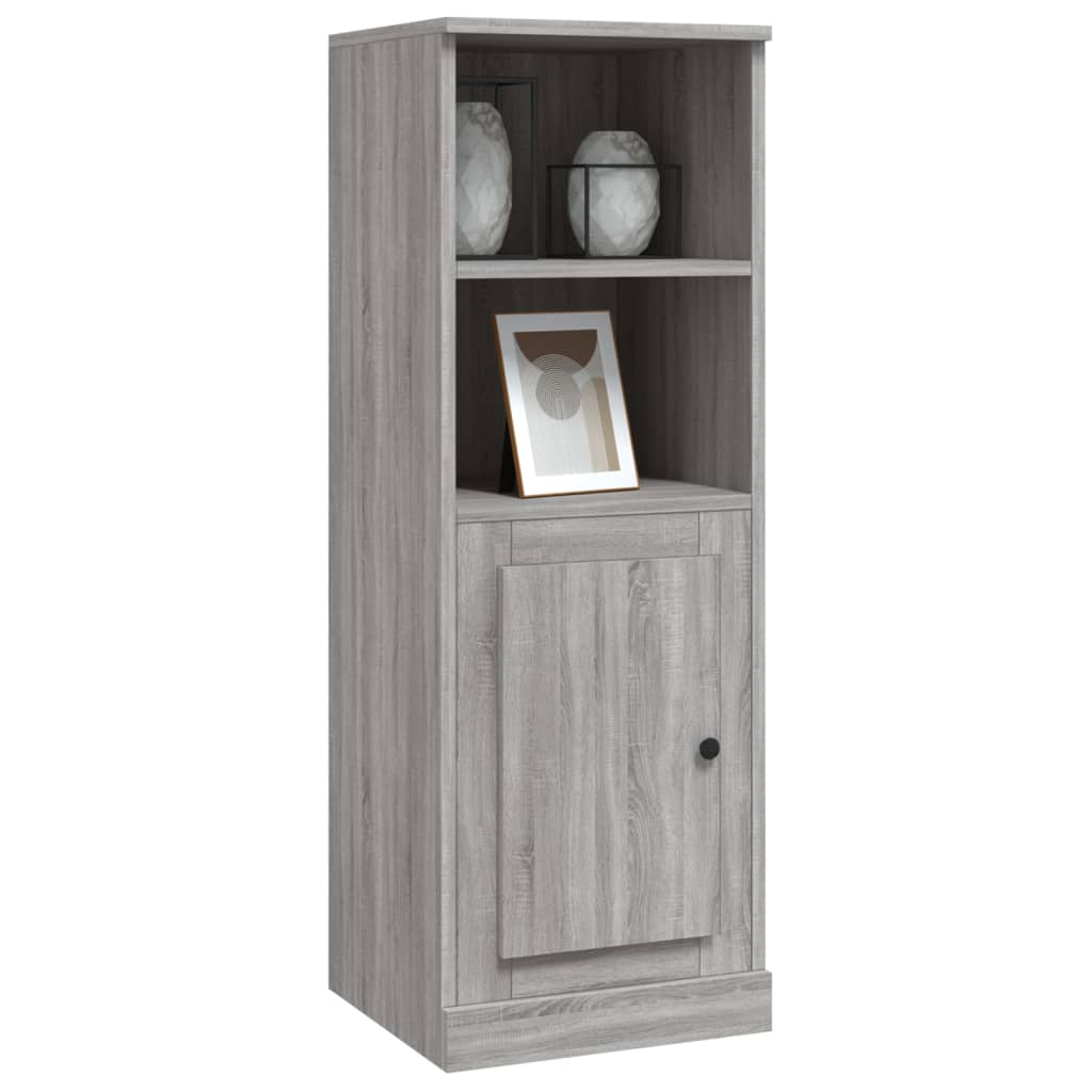 vidaXL Highboard Grey Sonoma 36x35,5x103,5 cm Engineered Wood