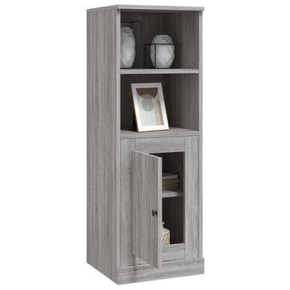 vidaXL Highboard Grey Sonoma 36x35,5x103,5 cm Engineered Wood