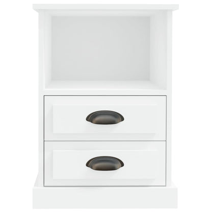 vidaXL Bedside Cabinet White 43x36x60 cm