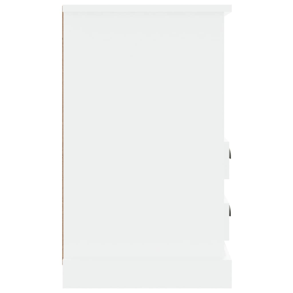 vidaXL Bedside Cabinet White 43x36x60 cm
