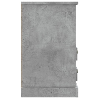 vidaXL Bedside Cabinet Concrete Grey 43x36x60 cm