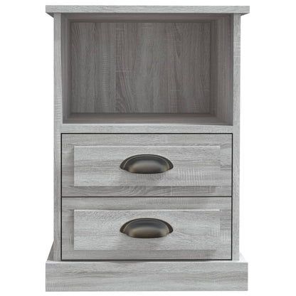 vidaXL Bedside Cabinet Grey Sonoma 43x36x60 cm
