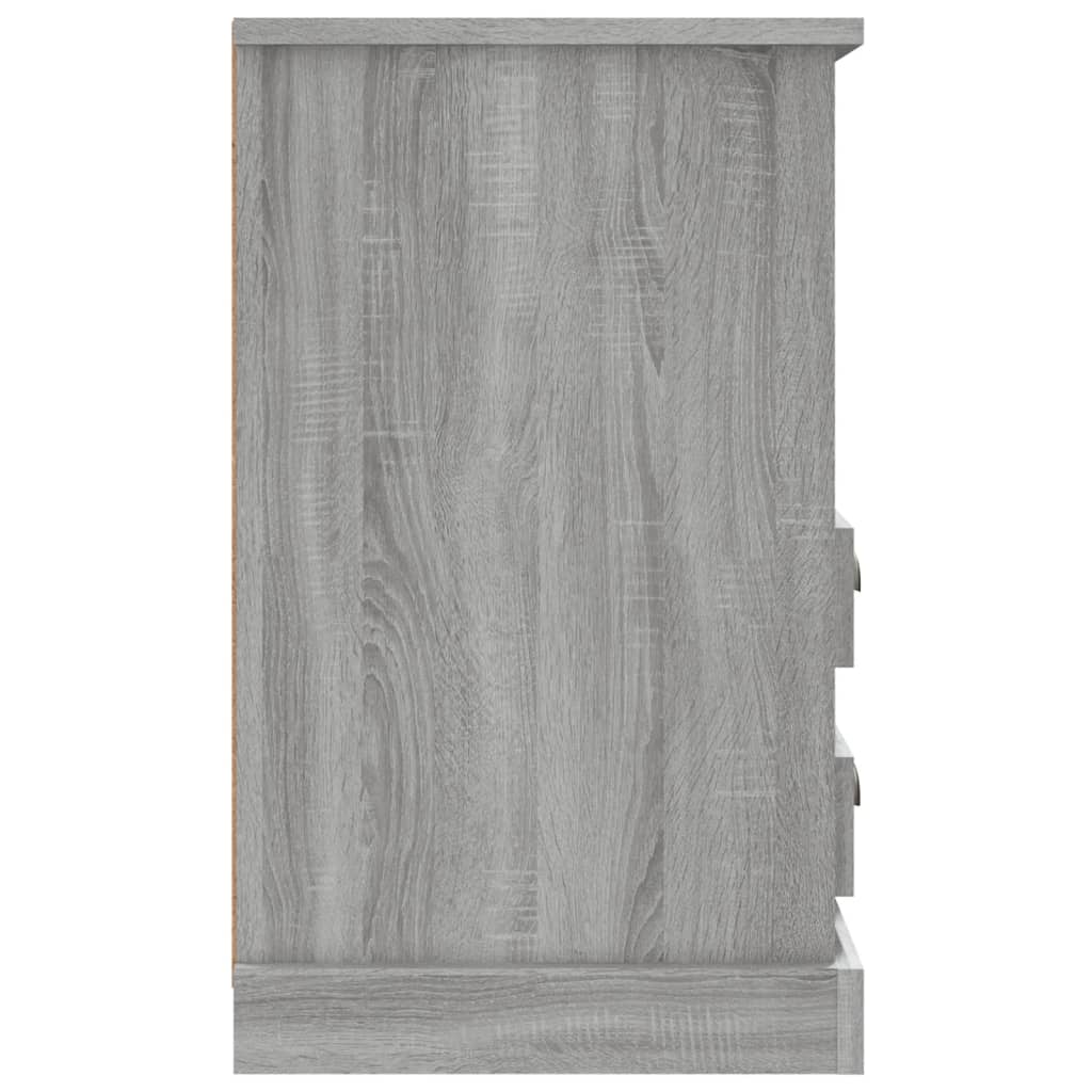 vidaXL Bedside Cabinet Grey Sonoma 43x36x60 cm