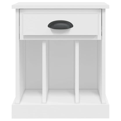 vidaXL Bedside Cabinets 2 pcs White 43x36x50 cm