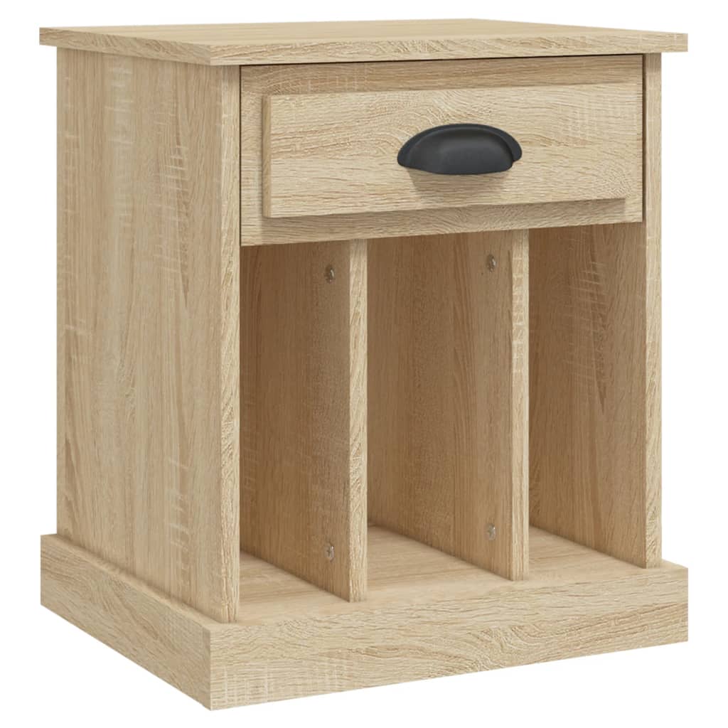 vidaXL Bedside Cabinets 2 pcs Sonoma Oak 43x36x50 cm