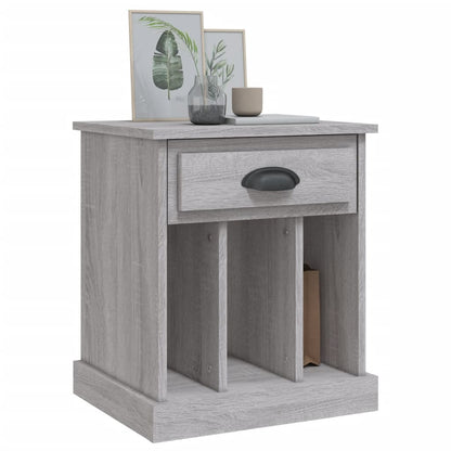 vidaXL Bedside Cabinet Grey Sonoma 43x36x50 cm