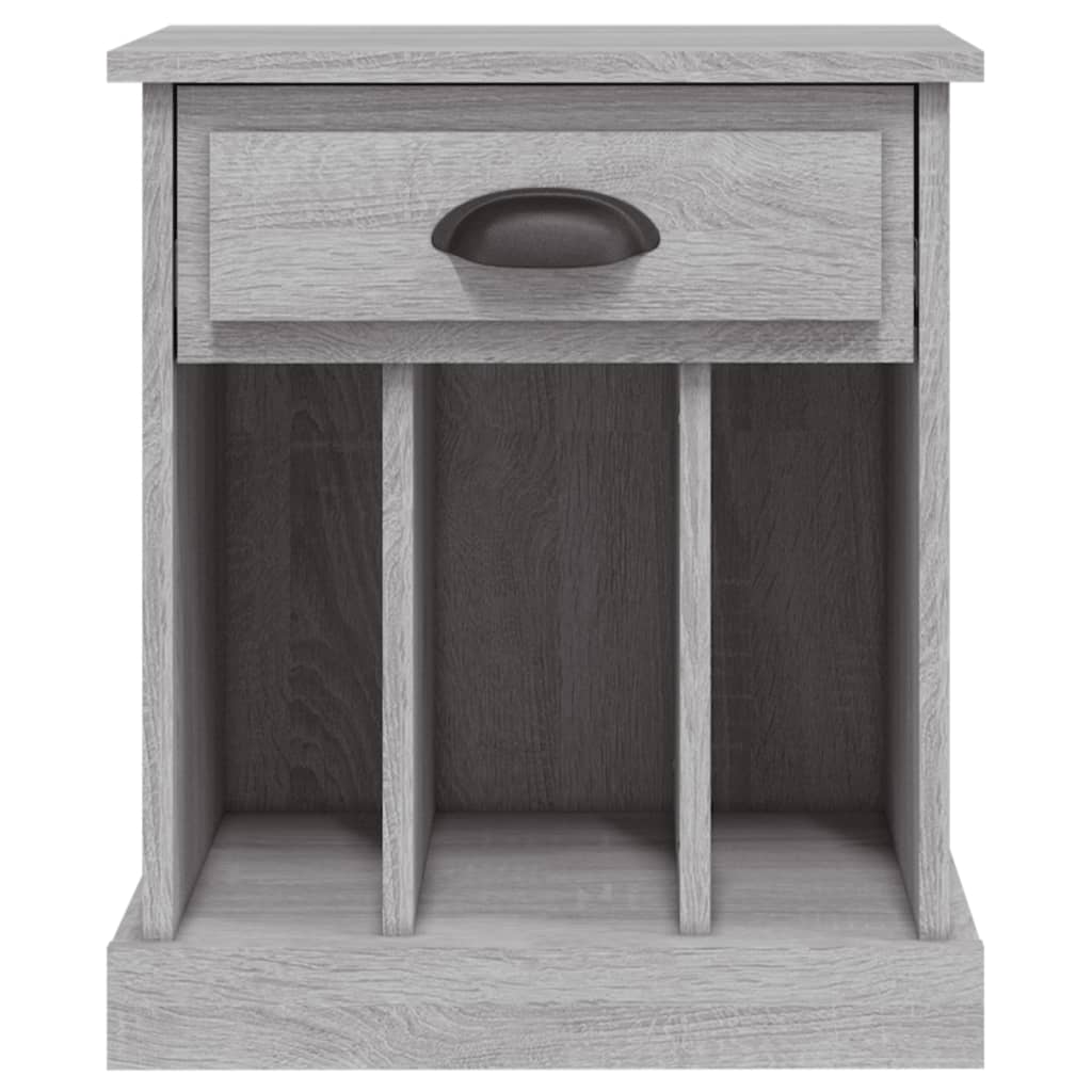 vidaXL Bedside Cabinet Grey Sonoma 43x36x50 cm