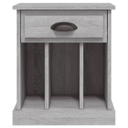 vidaXL Bedside Cabinet Grey Sonoma 43x36x50 cm