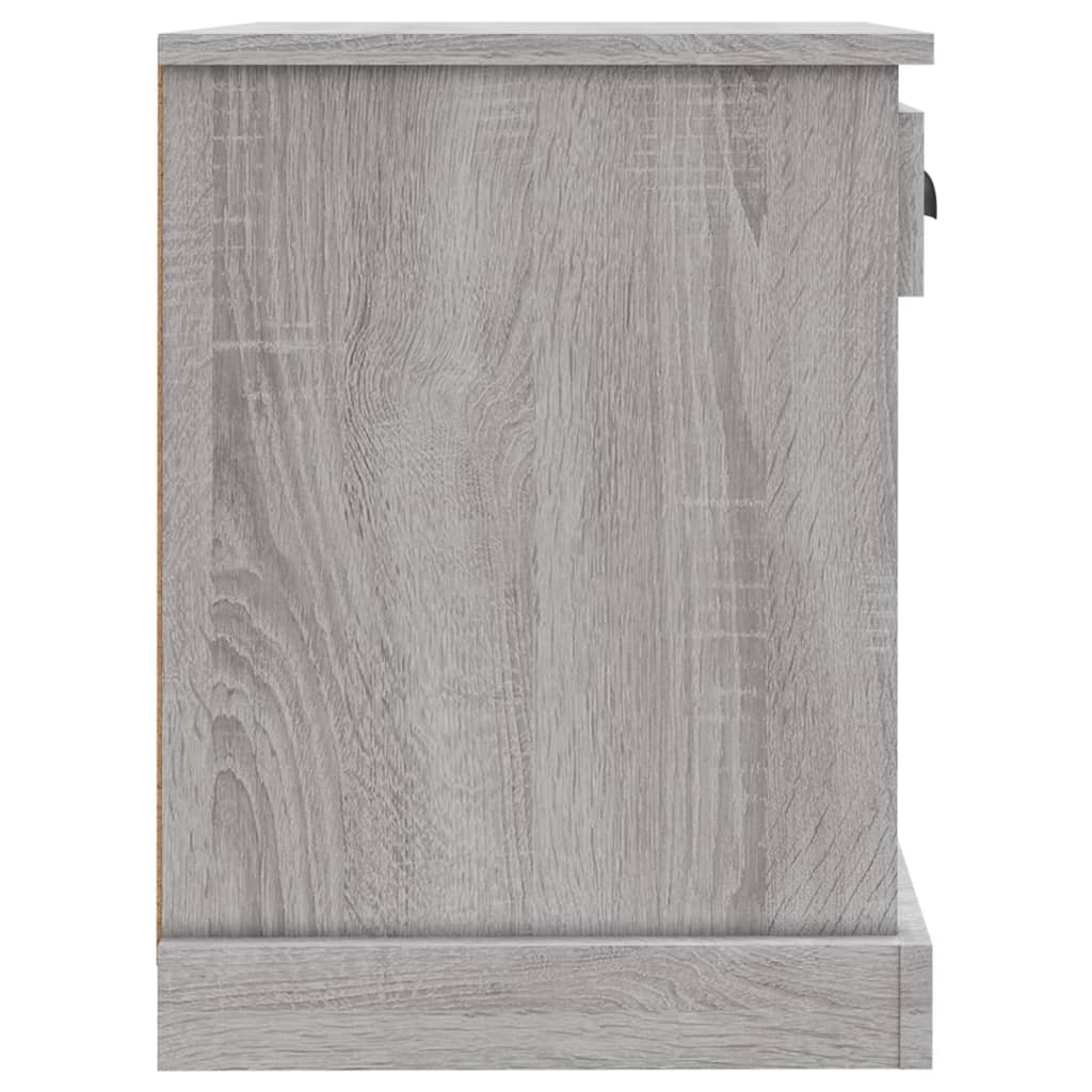 vidaXL Bedside Cabinet Grey Sonoma 43x36x50 cm