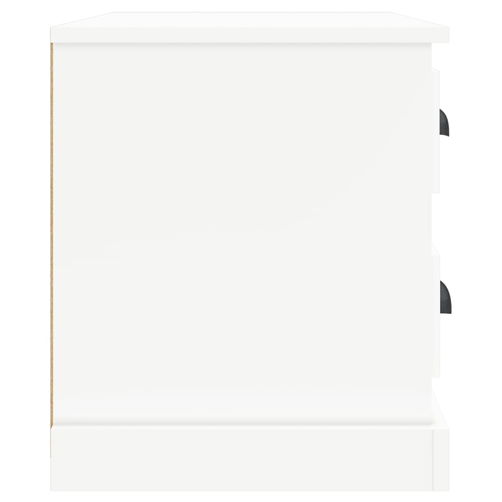 vidaXL Bedside Cabinet White 60x39x45 cm