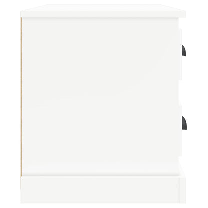 vidaXL Bedside Cabinet White 60x39x45 cm